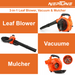 High-power Neptune blower for outdoor cleaning and yard maintenance