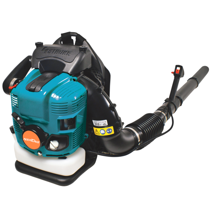 Backpack Petrol Leaf Blower with 75.6CC 4-Stroke Engine – Heavy-Duty Air Cleaner