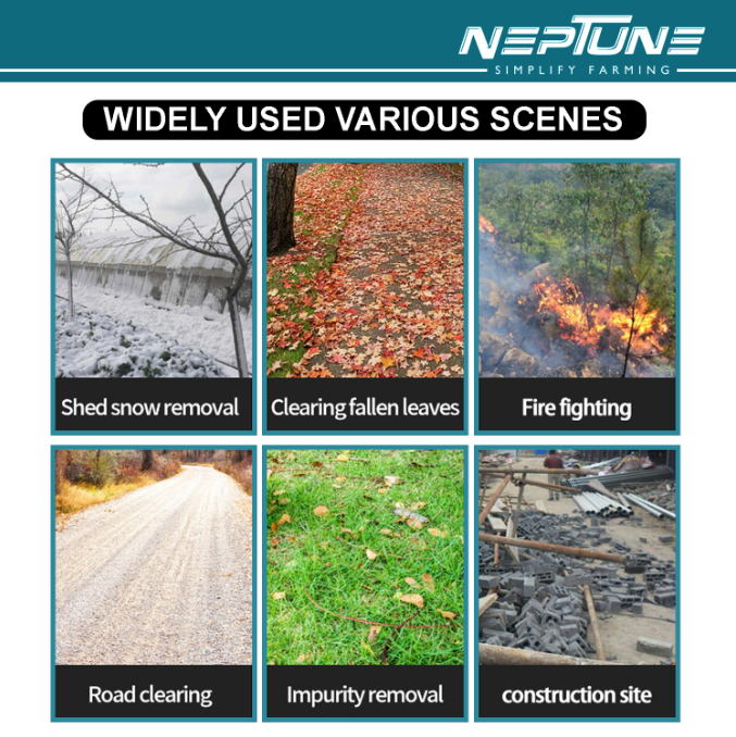 Backpack Petrol Leaf Blower with 75.6CC 4-Stroke Engine – Heavy-Duty Air Cleaner