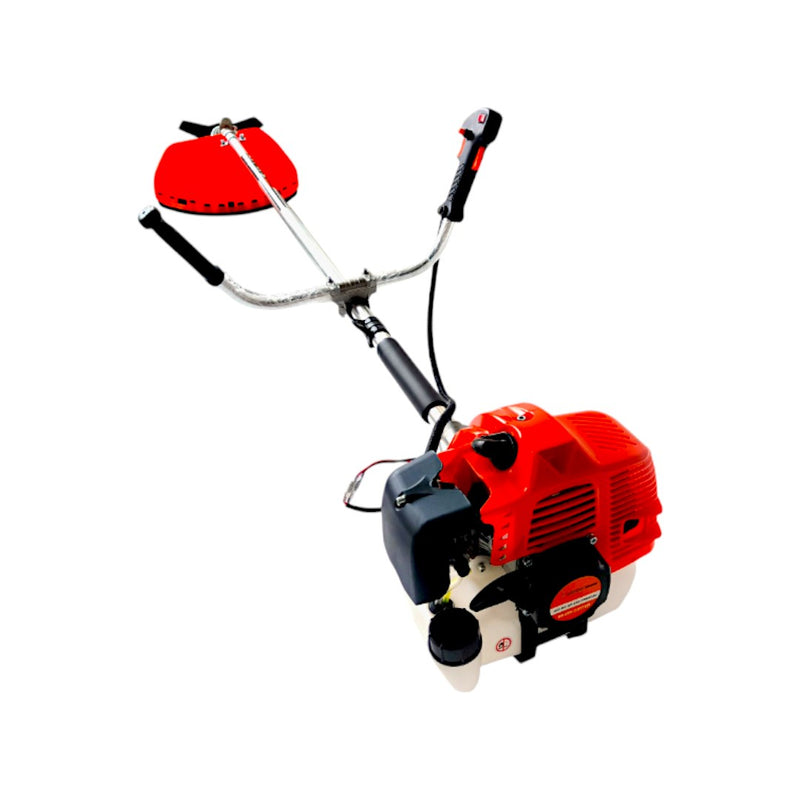 Commercial-grade 52CC brush cutter with 1250 ml fuel tank and 8000 RPM high speed