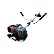 Agricultural brush cutter with Honda clutch housing and double belt harness