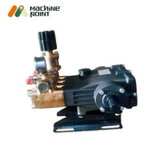 High-pressure sprayer with 3 ceramic plungers and red pulley

