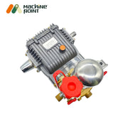 TG-70B3 power sprayer with yellow hose, pulley, and full kit accessories

