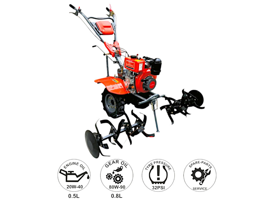 X1-1000D 7.0 HP Diesel Power Weeder with 173F Engine – Bushra Impex
