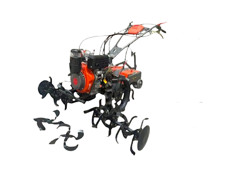 406CC Diesel Power Weeder with Gear Drive, Reverse Gear, and 2 Ditching Blades
