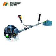Heavy-duty brush cutter with Honda gearbox, double belt, and aluminium shaft