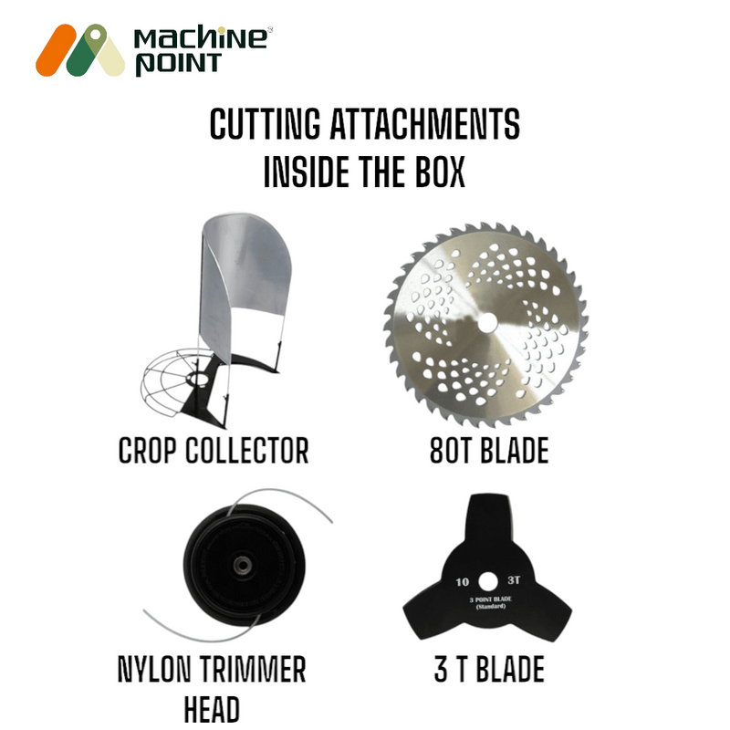 GT-BG-438-GX50 4-stroke backpack brush cutter with GX50 engine and full farming kit