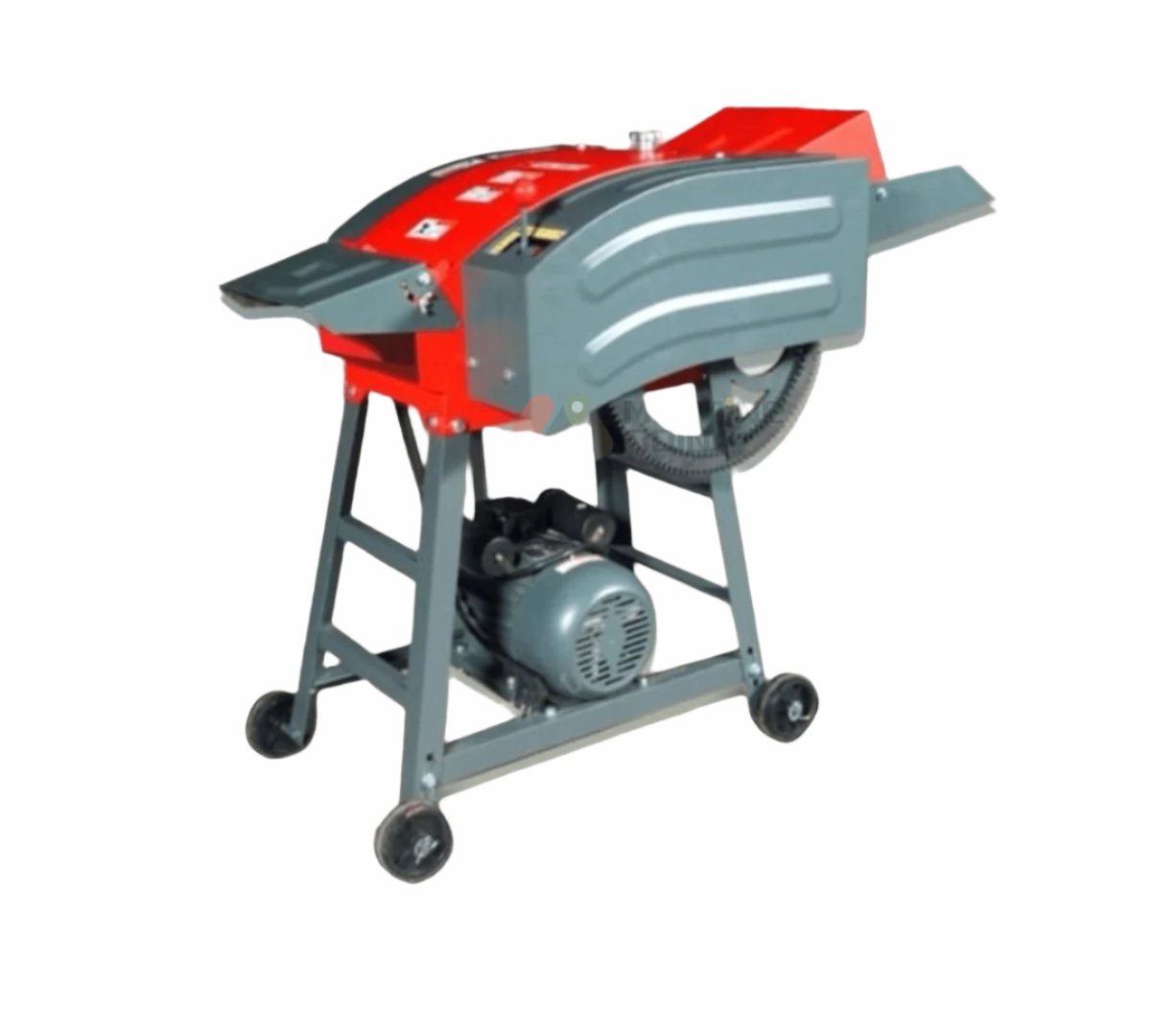 CHAFF CUTTER – CC-9ZP-1.0: Industrial agricultural machinery for efficient feed processing, featuring a durable metal frame and powerful motor for reliable performance.