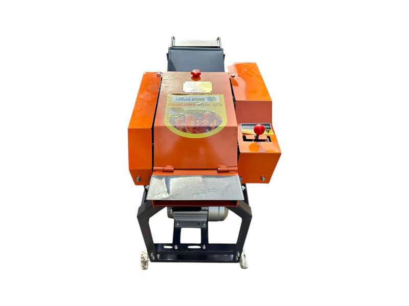 GT-SHAKTI Chaff Cutter with 3HP Motor, Conveyor Belt & Gear–GP-CC-9ZT-0.4BGM