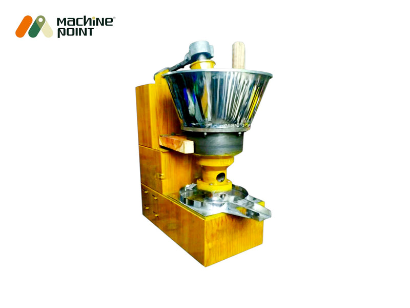 Wooden Kacchi Ghani oil expeller by Machine Point – traditional cold press machine for pure oil extraction