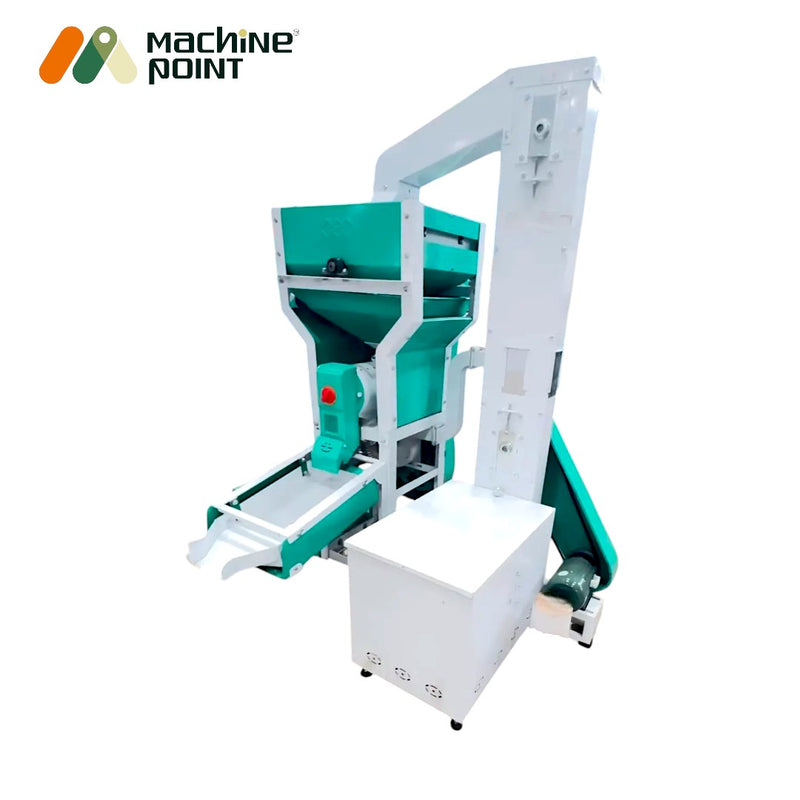 6N70 Pro Max mini rice mill with 10hP Crompton motor, destoner, grader, and elevator1

