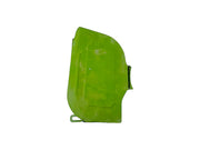 Green outlet cover for 6N100 rice mill – designed for safe and clean grain discharge during milling operations.

