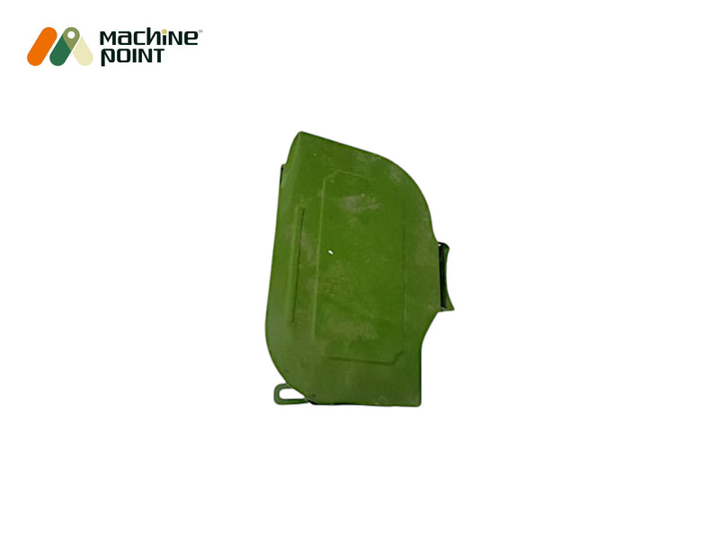 Durable discharge outlet shield compatible with 6N100 rice huller – helps direct processed rice and reduce spillage.

