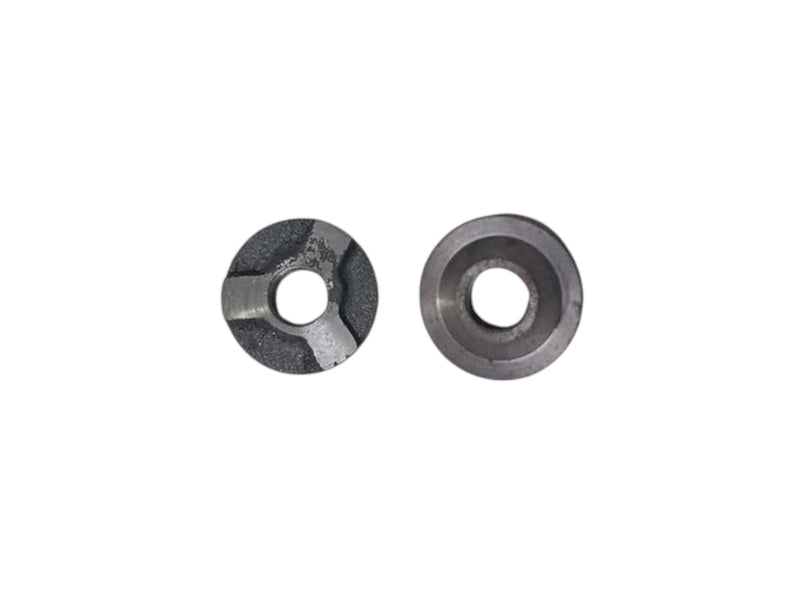 Emery roller disc pair for 6N100 rice huller – durable and precisely designed for effective bran removal.

