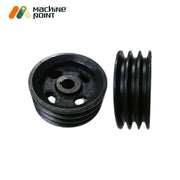 Heavy-duty triple groove pulley compatible with 6N40 rice huller – ensures stable operation and reduced belt slippage.

