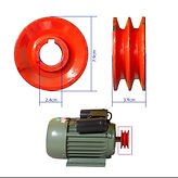 3 HP Motor Pulley 2 Groove (A Section)