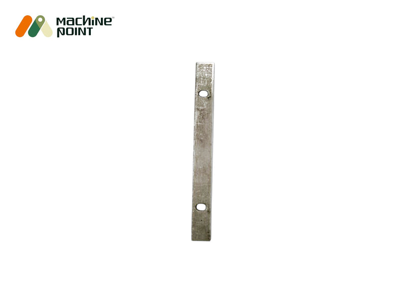 Mild steel blade for 6N100 rice mill – designed for effective cutting, dehusking, and polishing operations.

