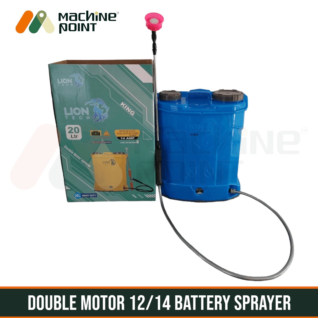 DOUBLE MOTOR BATTERY SPRAYER RAINOLEX LION TECH 12/14 20 LTR - Machine Point