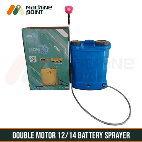 DOUBLE MOTOR BATTERY SPRAYER RAINOLEX LION TECH 12/14 20 LTR - Machine Point