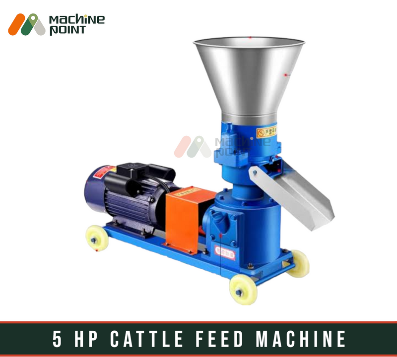 Livestock feed pelletizing machine – robust design for grinding and pressing grains into compact pellets.

