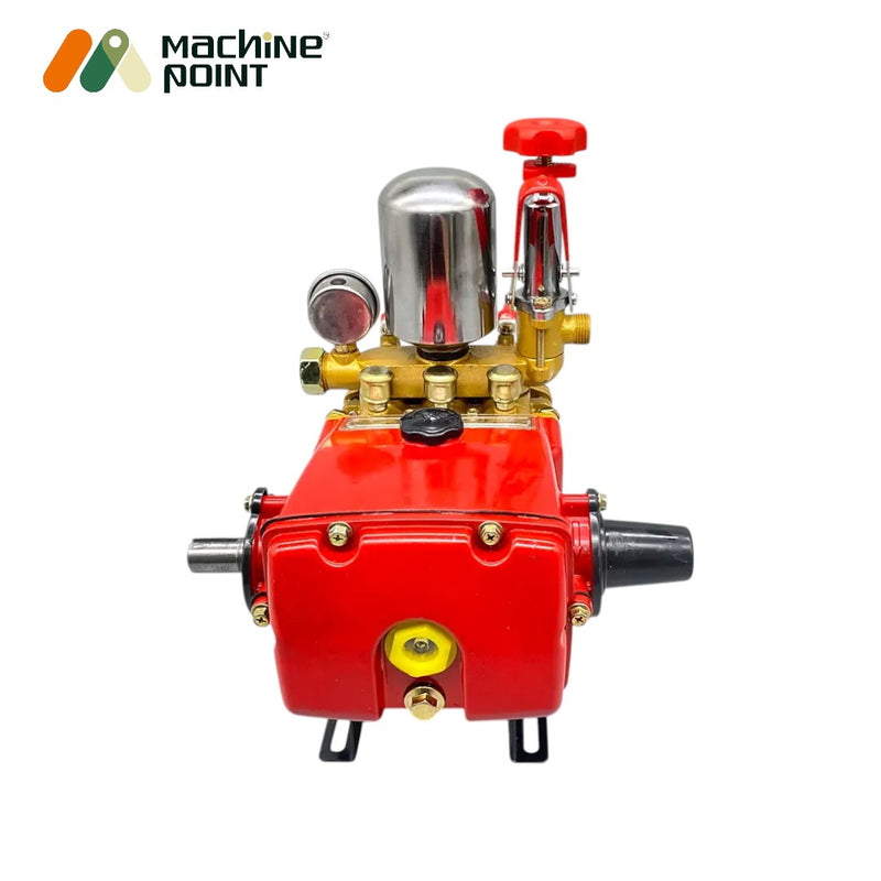 Field sprayer machine with dual output for irrigation and spray

