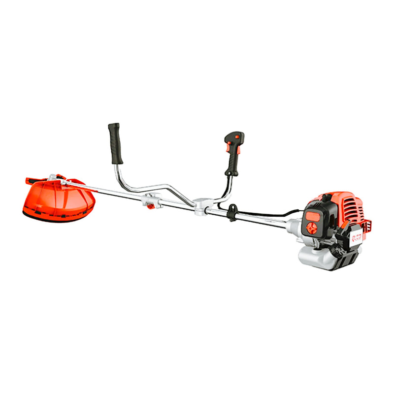 LEO CG-530 brush cutter with 2.4HP petrol engine and 52CC displacement for farm and garden use

