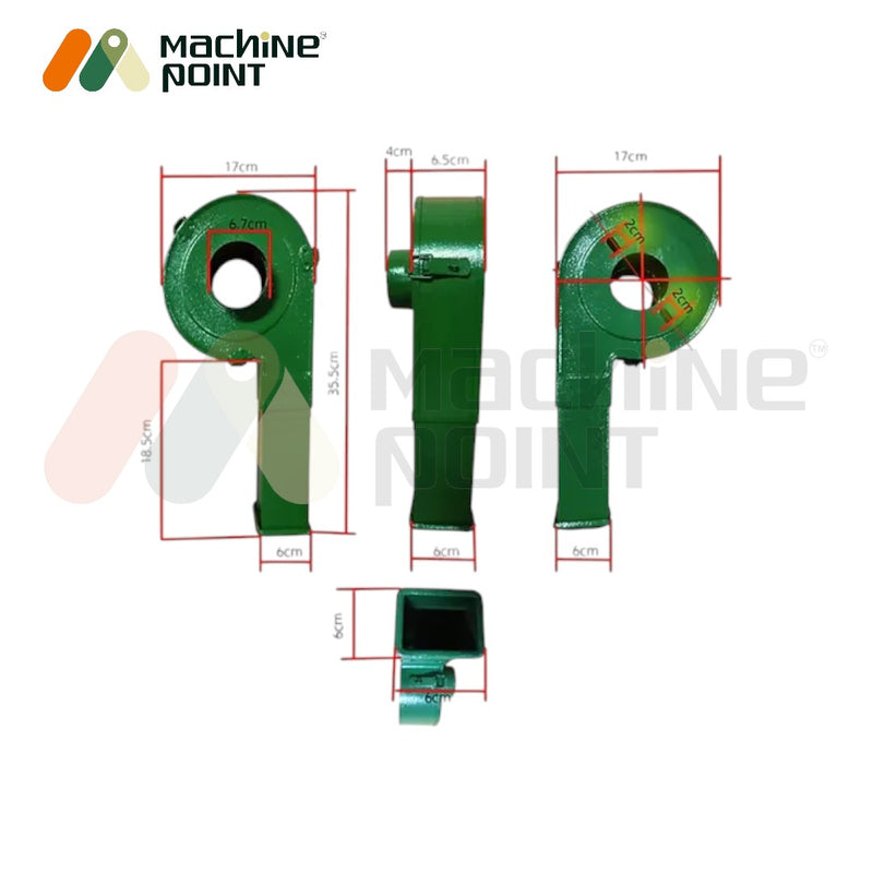 Heavy-duty long body blower compatible with 6N40 rice mill machine – ensures smooth airflow and clean milling process.