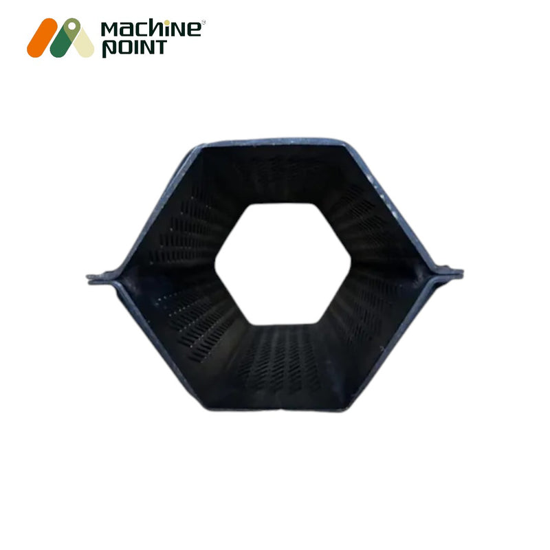 Rust-resistant mild steel rice mill sieve for 6N70 – ideal for consistent rice polishing operations.

