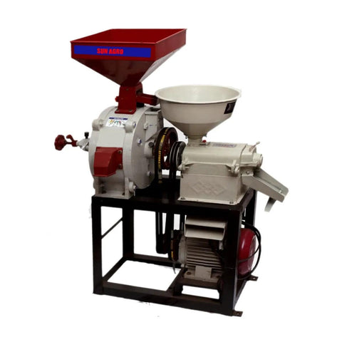 Mini Rice cum Flour Stone Type Machine - Machine Point