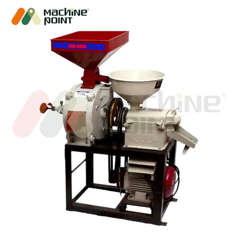 Mini Rice cum Flour Stone Type Machine - Machine Point