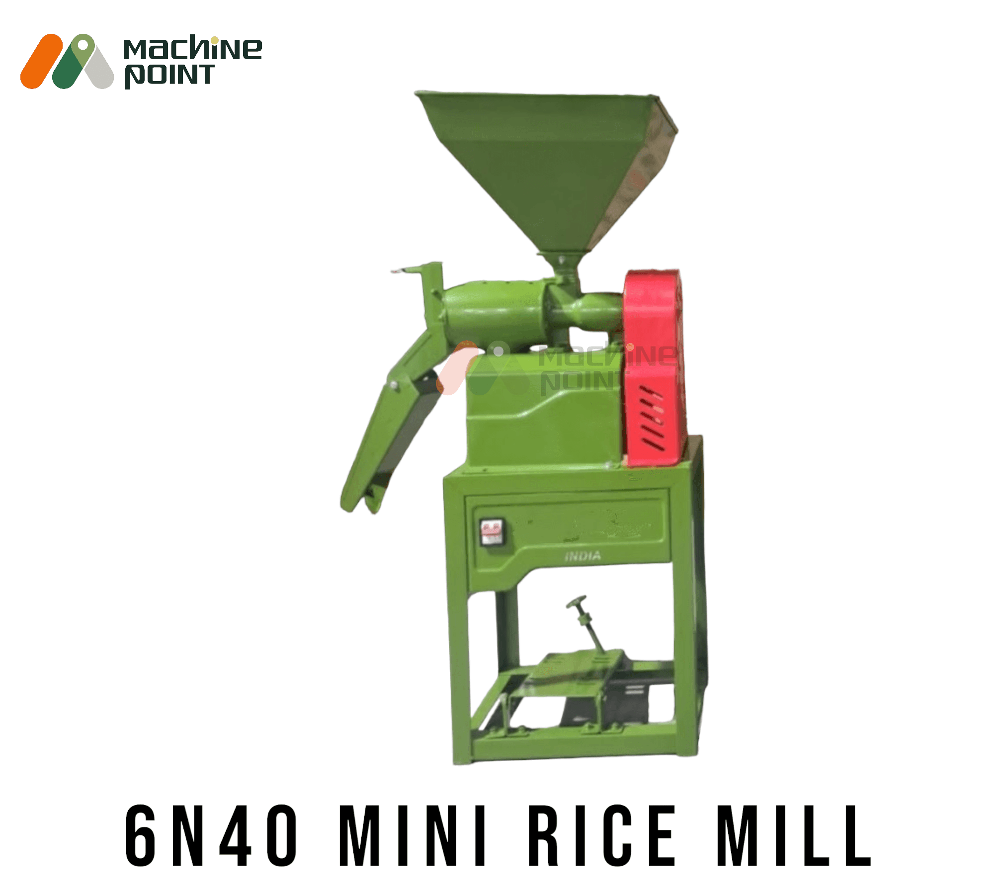 Mini Rice Mill 6N40 Machine with 3 HP Motor – Single Phase Rice Mill ...