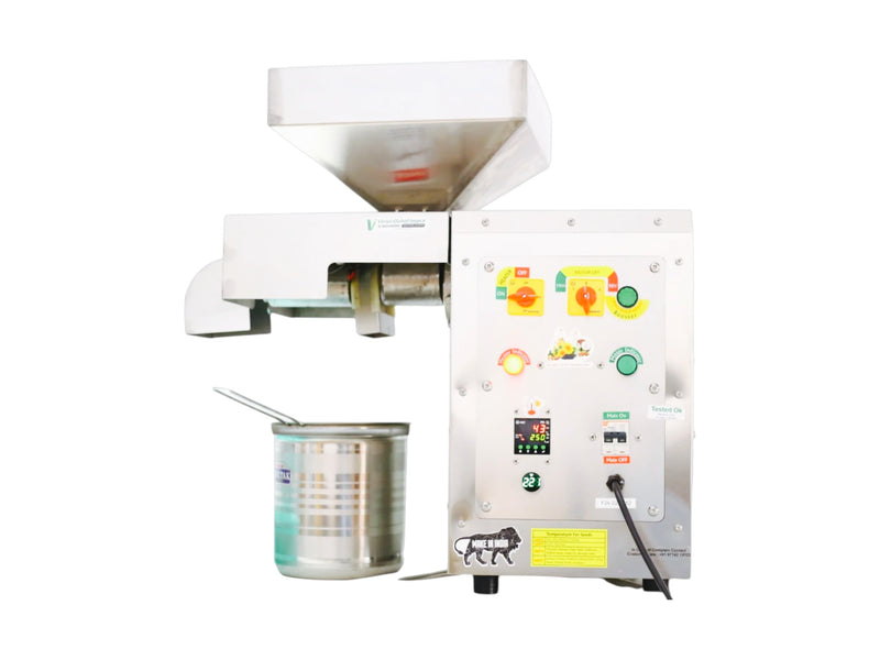 Heavy-duty cold press oil making machine – features temperature control and high oil yield efficiency.

