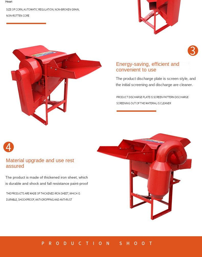 multiple crops thresher with engine - Machine Point