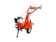Petrol engine ADIYOGI GARUDA EMBOSS 7HP weeder with ergonomic handle and tubeless tyres for smooth farm operations"