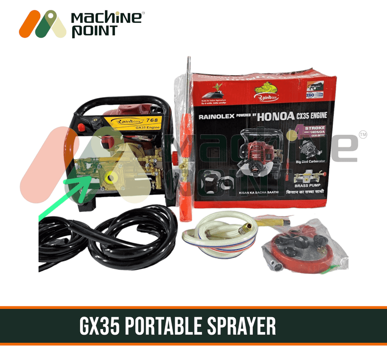 Portable Sprayers: Rainolex 4-Stroke Honda GX35 Sprayers - Machine Point