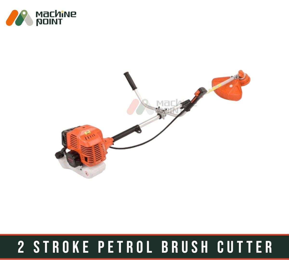 2 stroke petrol brush cutter with side pack, powerful engine for efficient vegetation clearing