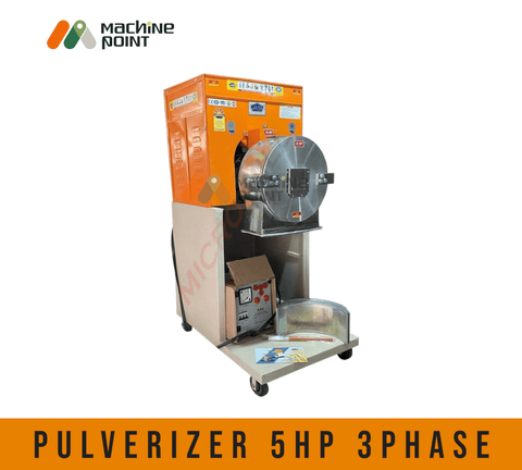 5 HP 3-phase pulverizing machine for industrial processing