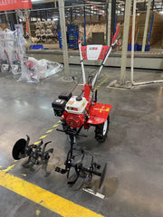 Powerful Gasoline-Powered Tiller - Mitsuyama MY-550G
A sturdy gasoline-powered tiller for efficient gardening and soil preparation. Its rugged design and high-performance engine make it ideal for commercial or industrial agriculture and food processing operations.