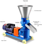 Industrial pellet mill with high-capacity output – designed for efficient feed manufacturing and energy pellet production.

