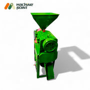 Heavy-duty rice mill with MS body and integrated engine setup

