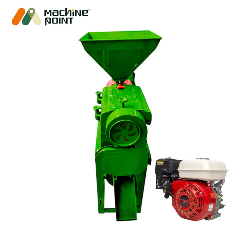 Fuel-powered rice mill ideal for remote field operations

