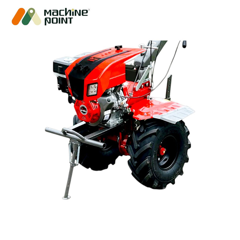 KPE 1050-A E power weeder with 9HP petrol engine and dual start for large-scale tilling

