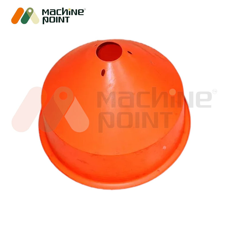 Heavy-duty round grain feeding hopper for 6N40 rice huller – supports uniform input and stable performance.


