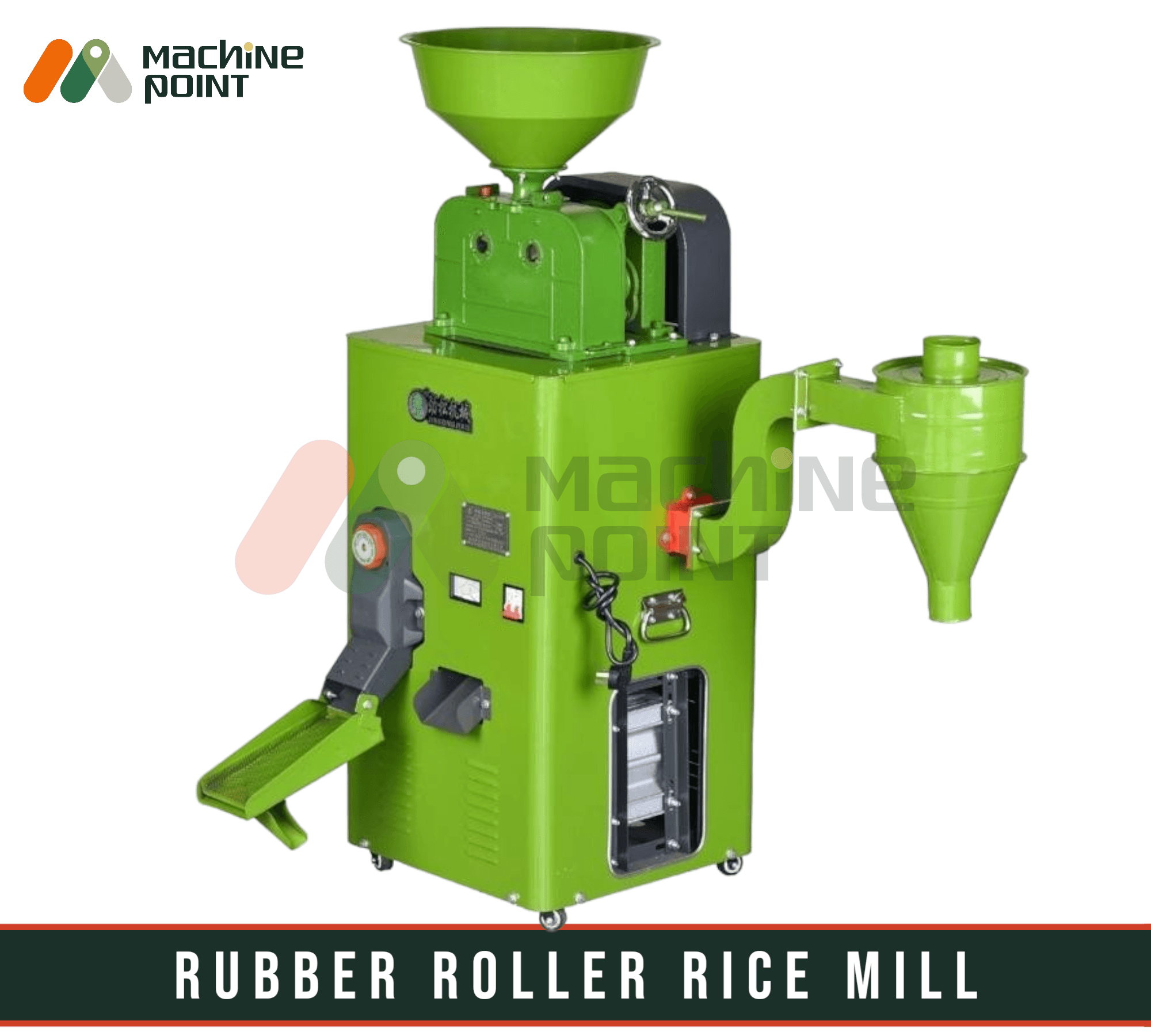 Rubber Roller Rice Mill - Compact and efficient agricultural machinery for processing rice from Machine Point, a trusted supplier of high-quality food processing equipment.