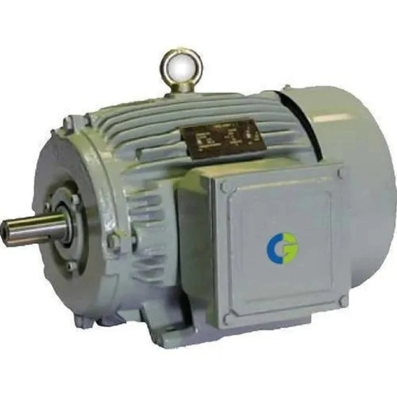 Electric motor with a brand logo on a white background