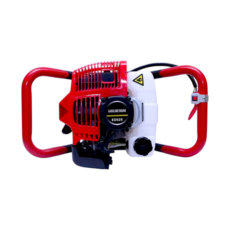 GT-ED-520 earth auger with 52CC 2-stroke engine and free 100mm bit

