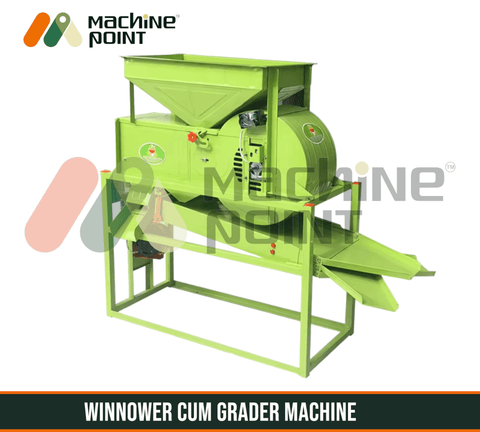 Winnower Grader and Cleaner Machine, 400-500 kg/hr - Machine Point