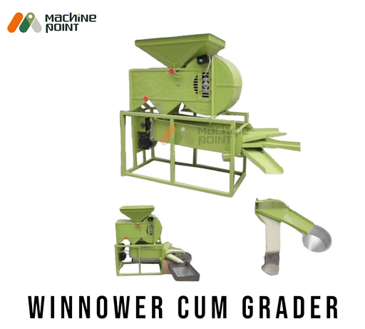 Winnower Grader and Cleaner Machine, 400-500 kg/hr - Machine Point